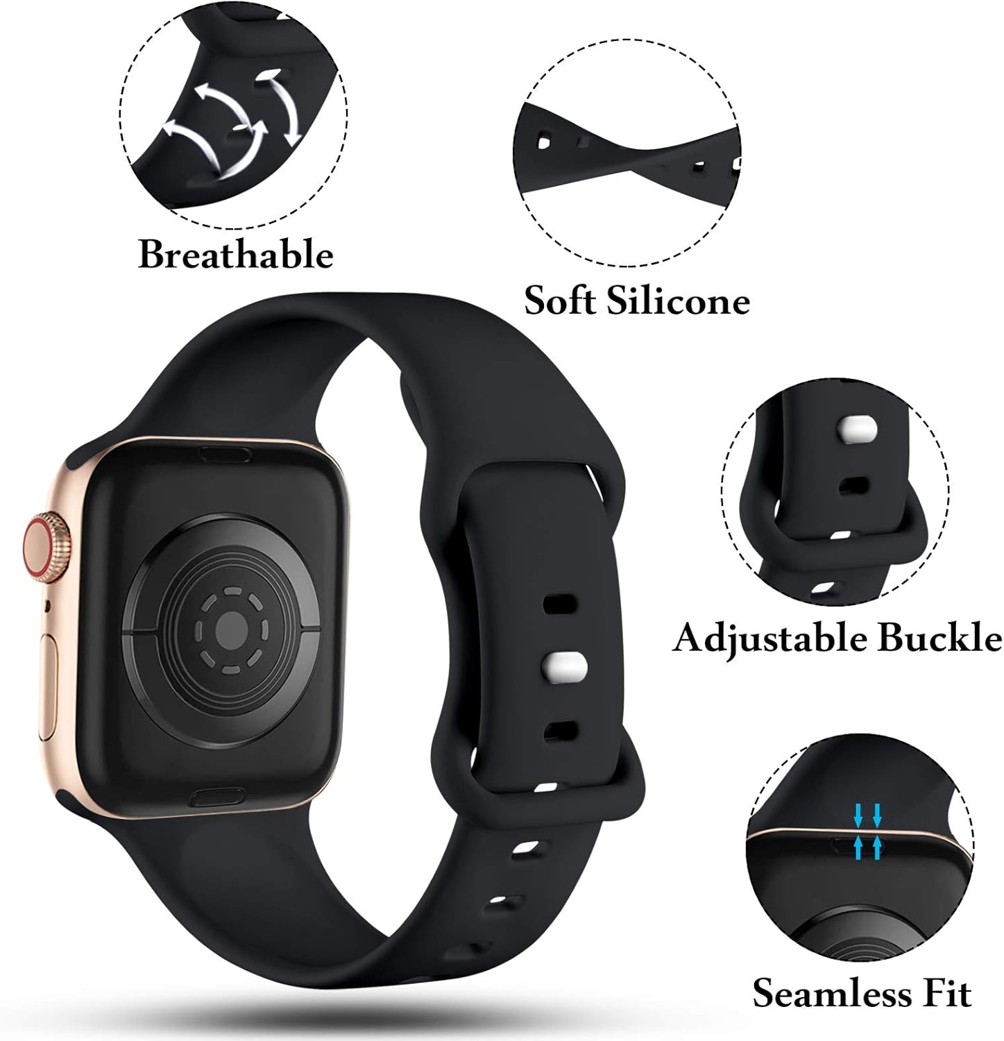bracelet-noir-silicone-iwatch