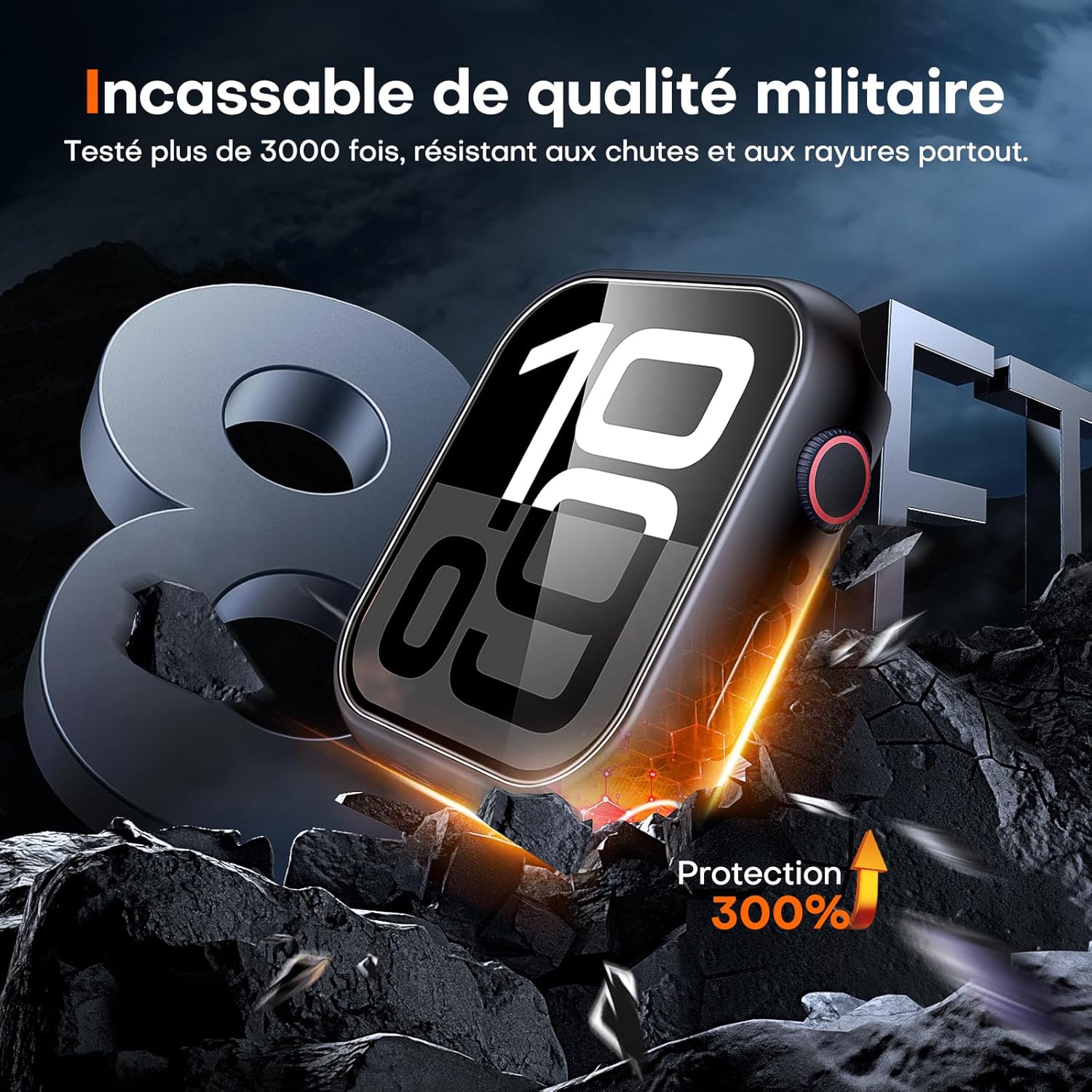 coque-noir-pour iwatch-46mm