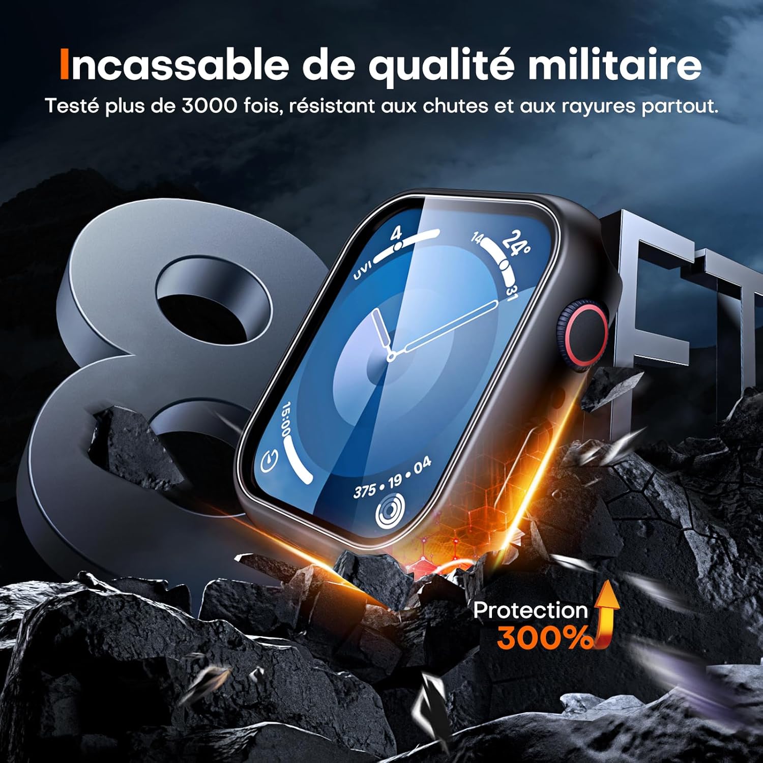 coque-noir-pour iwatch-41mm