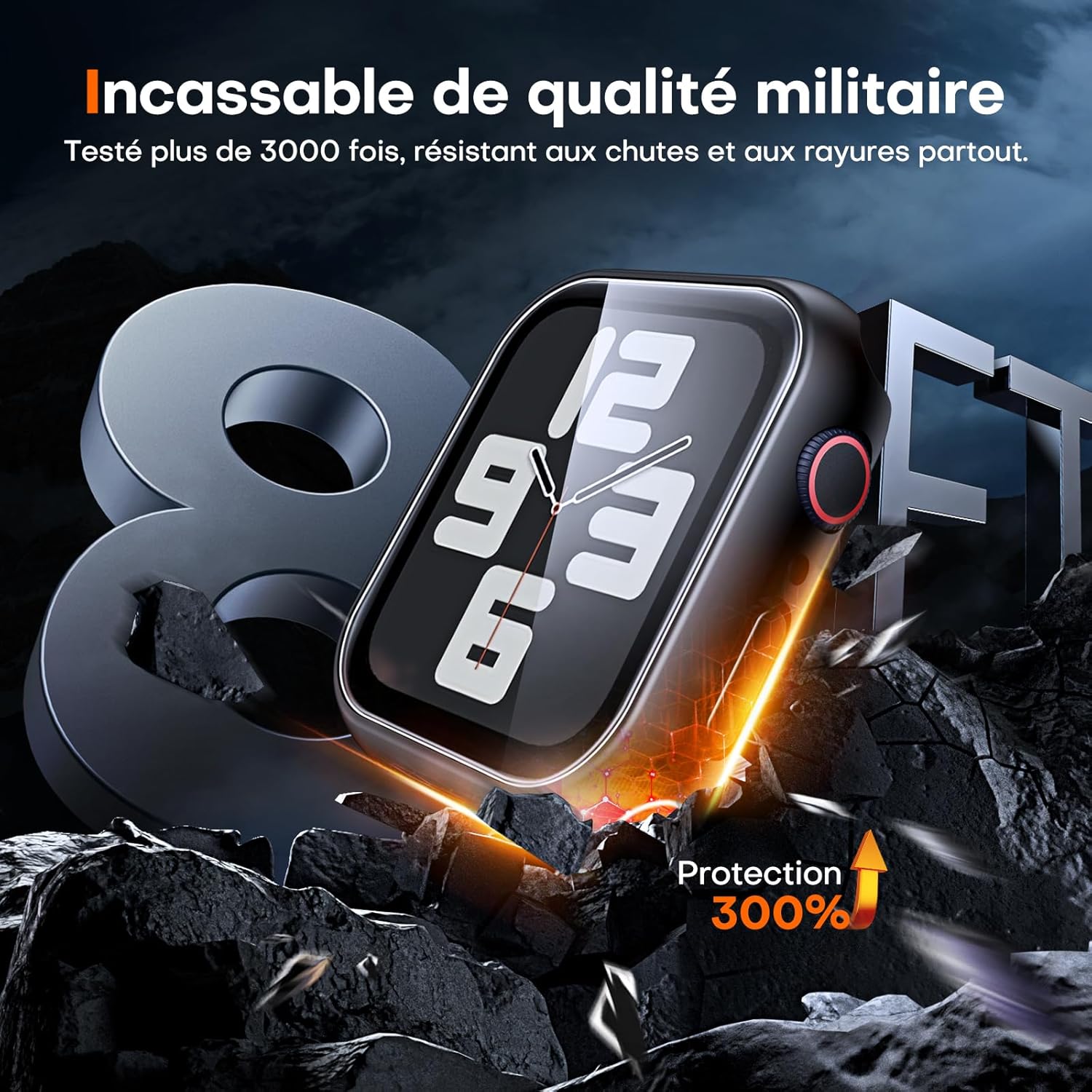 coque-noir-pour iwatch-44mm