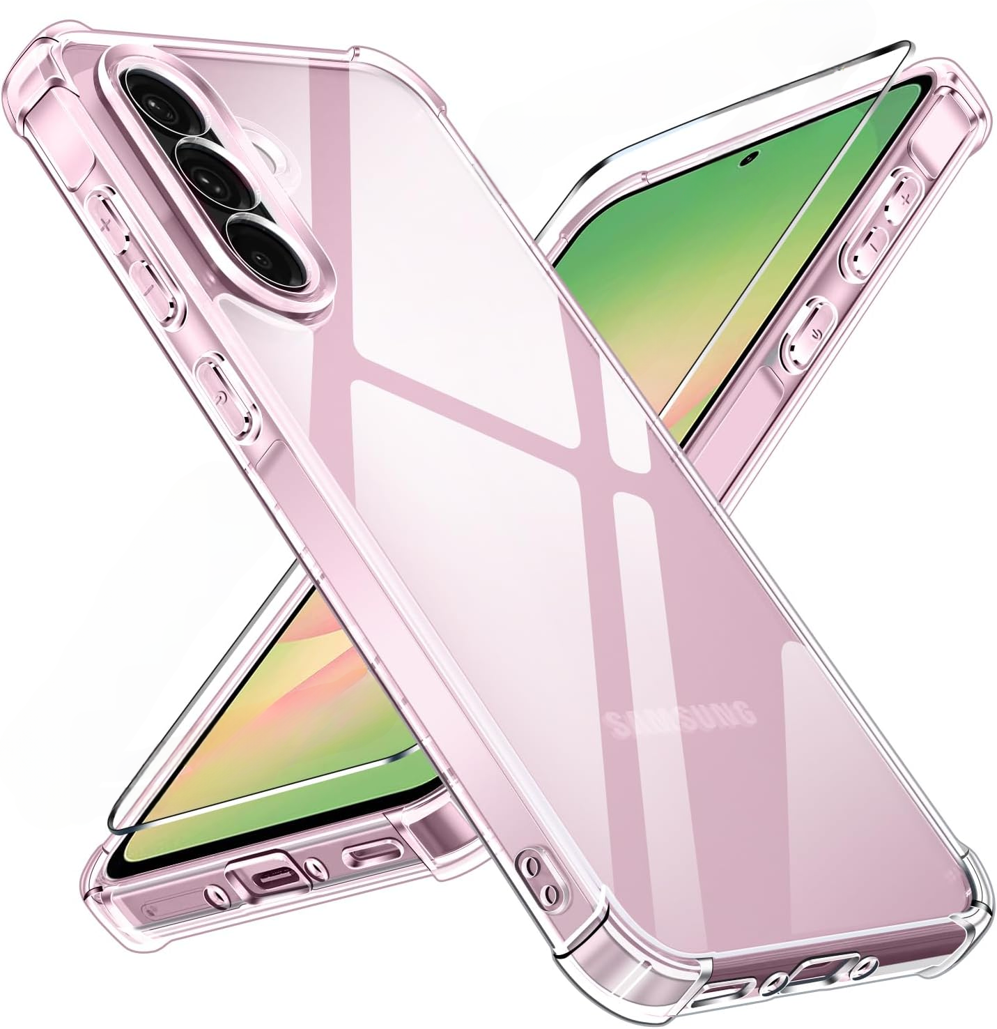 coque-silicone-transparente-4-coins-renforcés-verre-trempe-pour-samsung-a56-little-boutik
