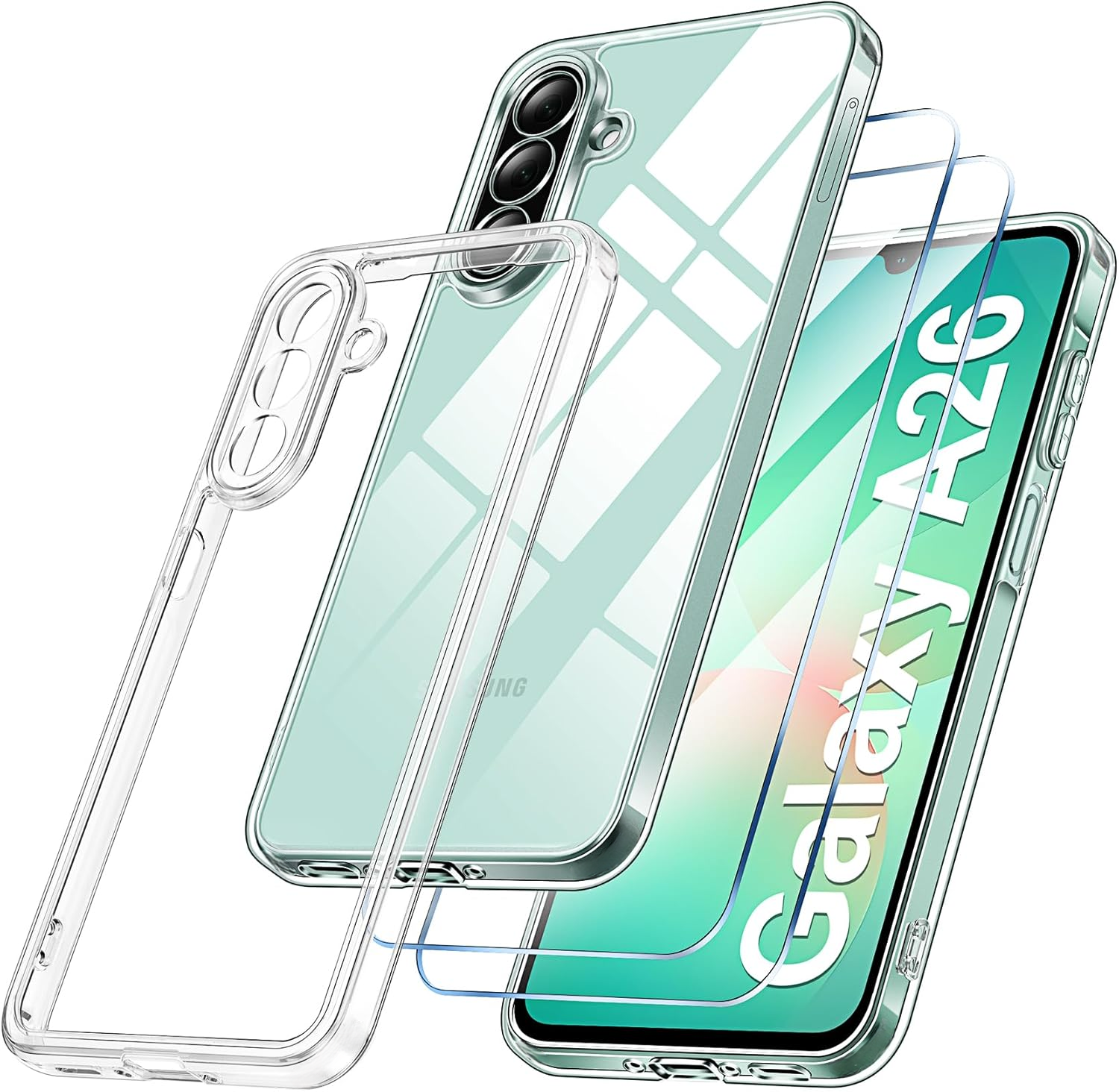 coque-silicone-transparente-verre-trempe-x2-pour-samsung-a26-little-boutik