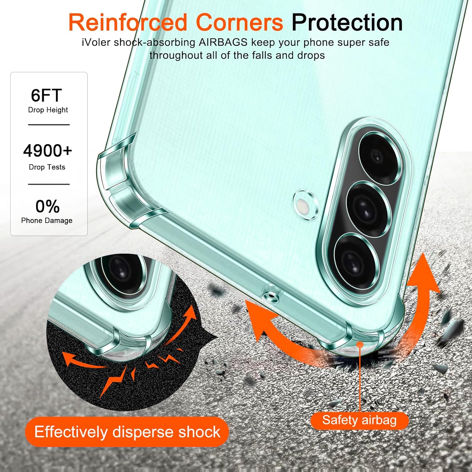 coque-silicone-antichoc-transparente-4-coins-renforcés-pour-samsung-a26-little-boutik