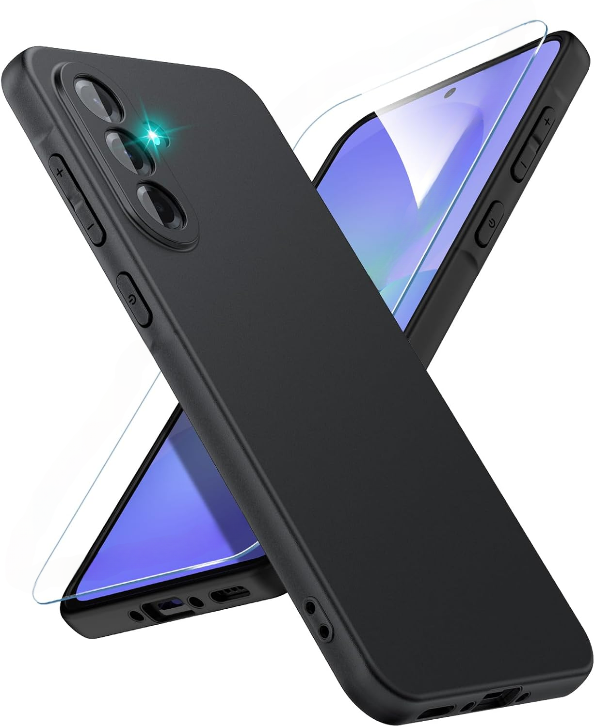 coque-silicone-noir-verre-trempe-pour-samsung-a36-little-boutik