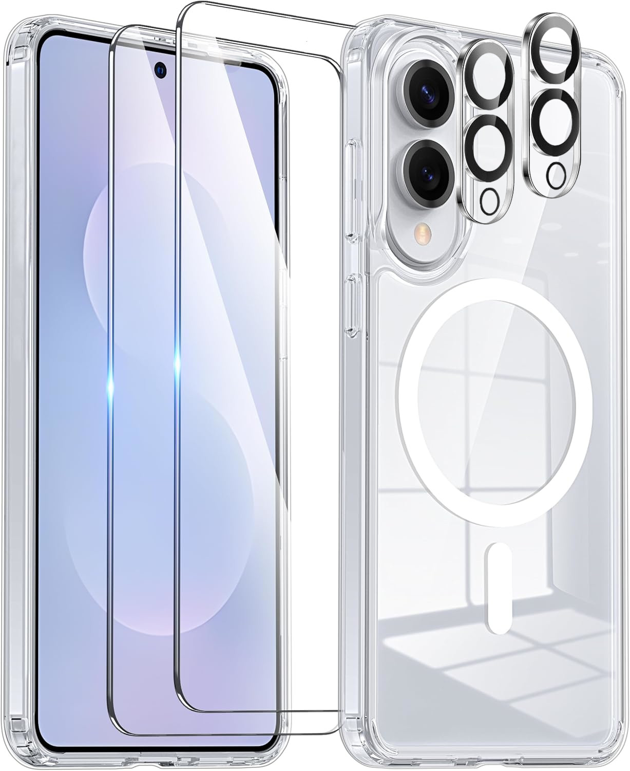 coque-silicone-transparente-magsafe-verre-trempe-camera-protection-x2-pour-samsung-s25-edge-little-boutik