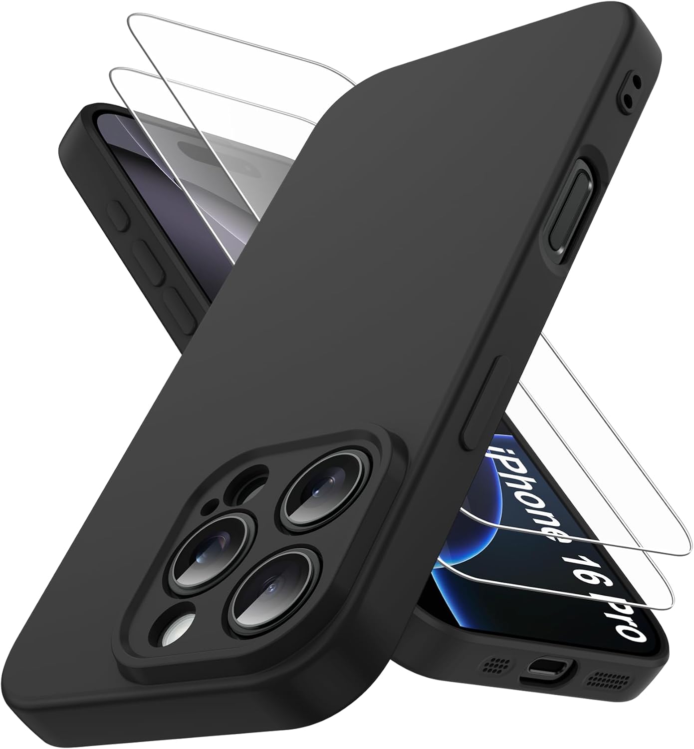 coque-silicone-noir-2x-verre-trempe-pour-iphone-16-pro-little-boutik
