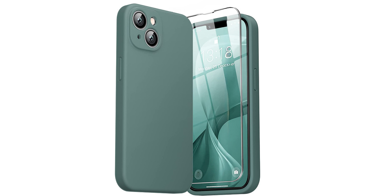 Coque couleur Magsafe pour iPhone 12 Vert foncé
