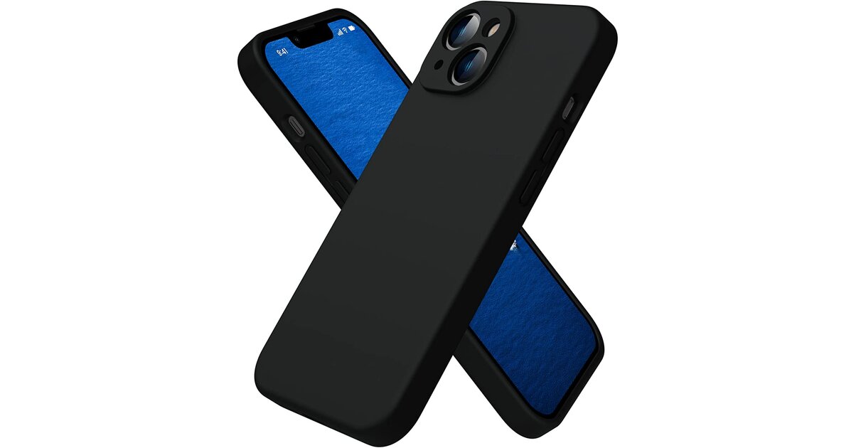 Coque Silicone Noire Little Boutik Pour IPhone 14 - Protection Souple, Neuve Sous Blister