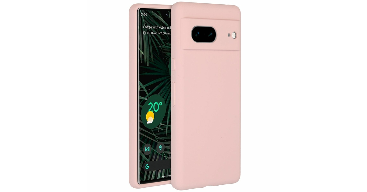Coque Silicone Rose Pour Google Pixel 7 Pro 5G – Little Boutik, Neuf Emballé