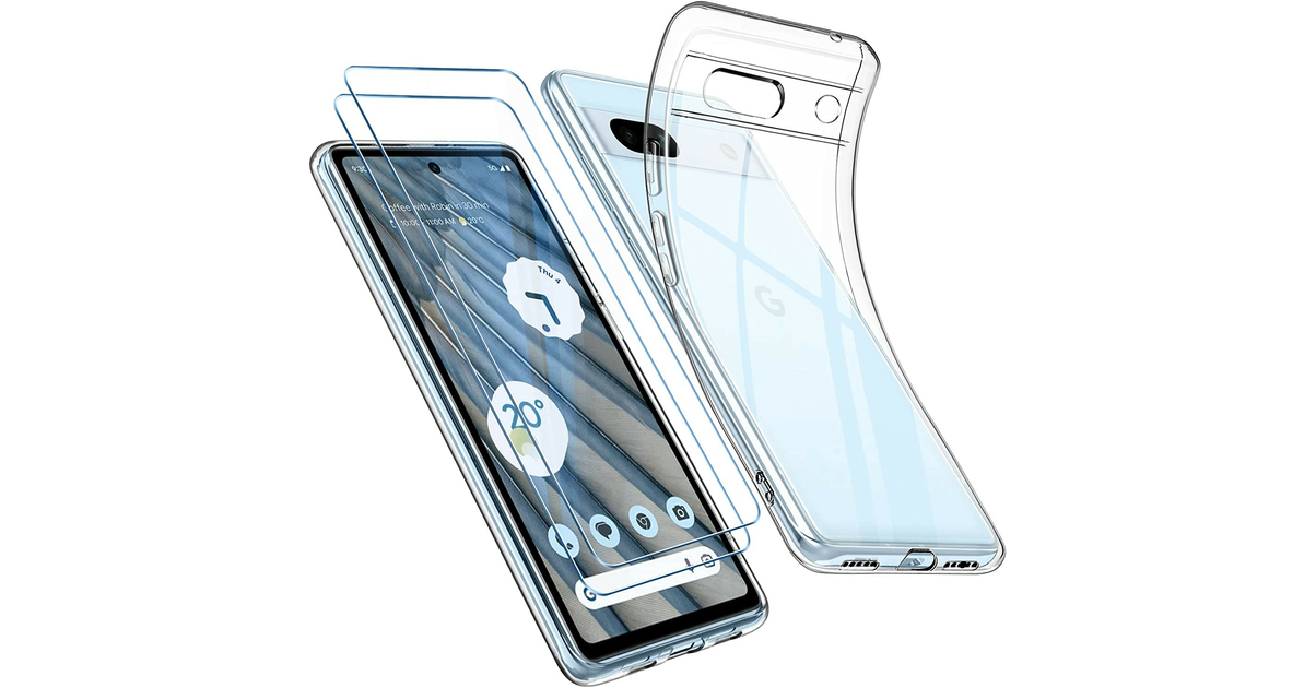 Coque Pour Google Pixel 8a Silicone Transparente Angles Renforces + Verre Trempe