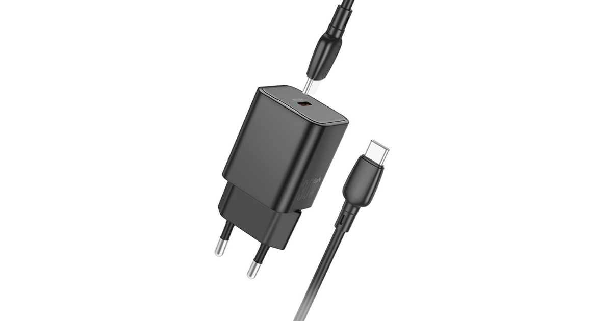 Chargeur USB-C 30W + Câble USB-C Vers USB-C 3m - Charge Rapide Pour IPhone 16/15, IPad Pro/Air - Sécurité Certifiée - 13