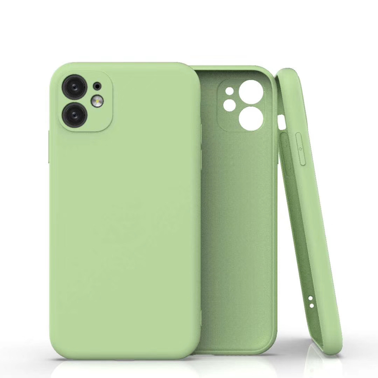Coque iPhone 13 Mini silicone Couleur Vert Sapin 
