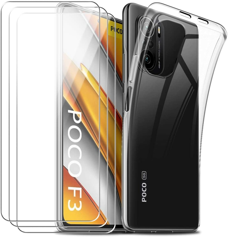 Coque Silicone Couleur Noire + Verre Trempe Pour Google Pixel 6A Little