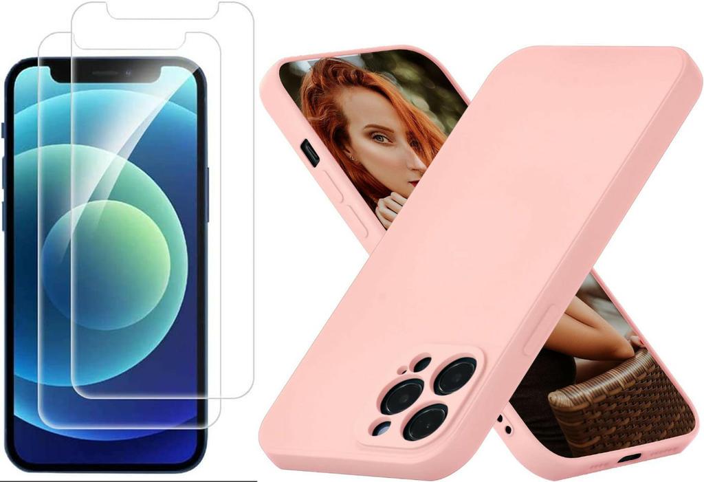 Pack Coque Silicone Rose + 2 Verres Trempés Pour Oppo A72 – Little Boutik