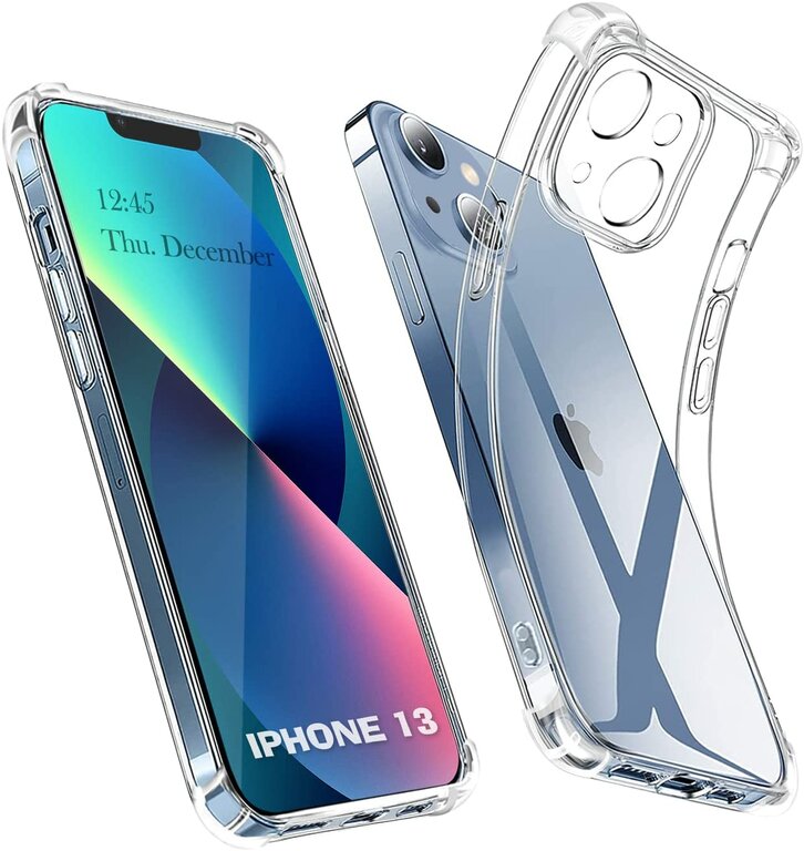 Coque Silicone Transparente Pour IPhone 13 - 4 Coins Renforcés, Little Boutik
