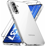 coque-silicone-transparente-2x-verres-trempes-pour-samsung-a37