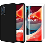 reno 4 pro -black-tpu-case-glass-x2