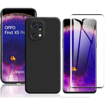 find-x5-pro-coque-silicone-noir-verre-trempe