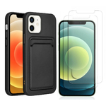 black-card-case-iphone-12-glass-x2