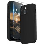 case-silicone-noir-verre-trempe-iphone-13-mini-little-boutik
