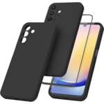 coque-silicone-noir-verre-trempe-pour-samsung-a25-5g-little-boutik