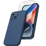 coque-bleu-nuit-iphone-14-protection-ecran-x2-little-boutik