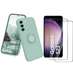 samsung-s23-ring-case-green-glass-protect-x2-little-boutik