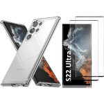case-silicone-verre-trempe-x2-samsung-galaxy-s22-ultra-little-boutik