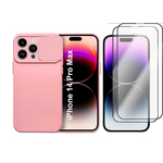 coque-slide-rose-iphone-14-pro-max-glass-x2-little-boutik