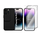 coque-slide-noir-iphone-14-pro-glass-x2-little-boutik