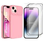 coque-slide-rose-iphone-14-plus-glass-x2-little-boutik