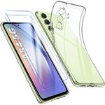 coque-silicone-transparente-verres-trempes-x2-samsung-a54-little-boutik