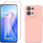 coque-rose-oppo-reno-8-glass-little-b