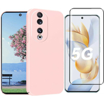 coque-rose-verre-trempe-honor-90-5g-little-boutik