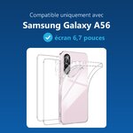 Compatible uniquement avec Samsung Galaxy A56, écran 6,7 pouces