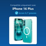 Compatible uniquement avec iPhone 16 Plus, écran 6,7 pouces