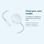Accessoire ajusté au modèle exact – Chargeur Blanc Rapide pour Watch et Cable de Charge Rapide USB‑C