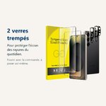 Verre trempé pour protéger lécran – Verres Trempes et Protections Camera Arriere X2 Pour Samsung Galaxy S25 Ultra