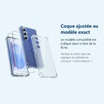 Accessoire ajusté au modèle exact – Coque Pour Samsung Galaxy S25 Plus Silicone Transparente Angles Renforces + 2 Verres Trem