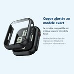 Accessoire ajusté au modèle exact – Coque de protection rigide pour Apple Watch 40mm Couleur Noir