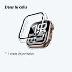 Contenu du colis – Coque de protection rigide pour Apple Watch 46mm Couleur Transparent