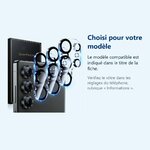 Accessoire ajusté au modèle exact – Verres Protection Camera Arriere Transparent X3 Pour Samsung Galaxy S25 Ultra