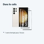 Contenu du colis – Verre Trempé pour Samsung Galaxy S23 Ultra (6,8 pouces) [Pack 2] Film Vitre Protection Ecran