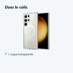 Contenu du colis – Coque Silicone Transparente Compatible Magsafe Pour Samsung Galaxy S23 Ultra