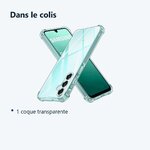 Contenu du colis – Coque Pour Samsung Galaxy A16 Silicone Transparente Angles Renforces