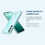Accessoire ajusté au modèle exact – Coque Pour Samsung Galaxy A16 Silicone Transparente Angles Renforces