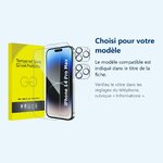 Accessoire ajusté au modèle exact – Verres Trempes et Protections Camera Arriere X2 Pour iPhone 14 Pro Max