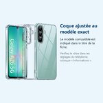 Accessoire ajusté au modèle exact – Coque Silicone Transparente + Verre Trempe Pour Samsung Galaxy A26 5G