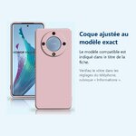 Accessoire ajusté au modèle exact – Coque Silicone Rose Pour Honor Magic 5 Lite 5G