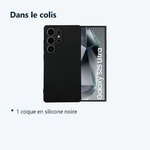 Contenu du colis – Coque Pour Samsung Galaxy S25 Ultra Silicone Noir